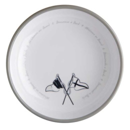 Тарелки суповые нескользящие Marine Business Welcome on board 18см 6шт (27002, 10260841)